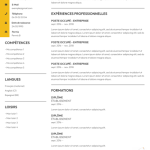 Site personnel / CV en ligne