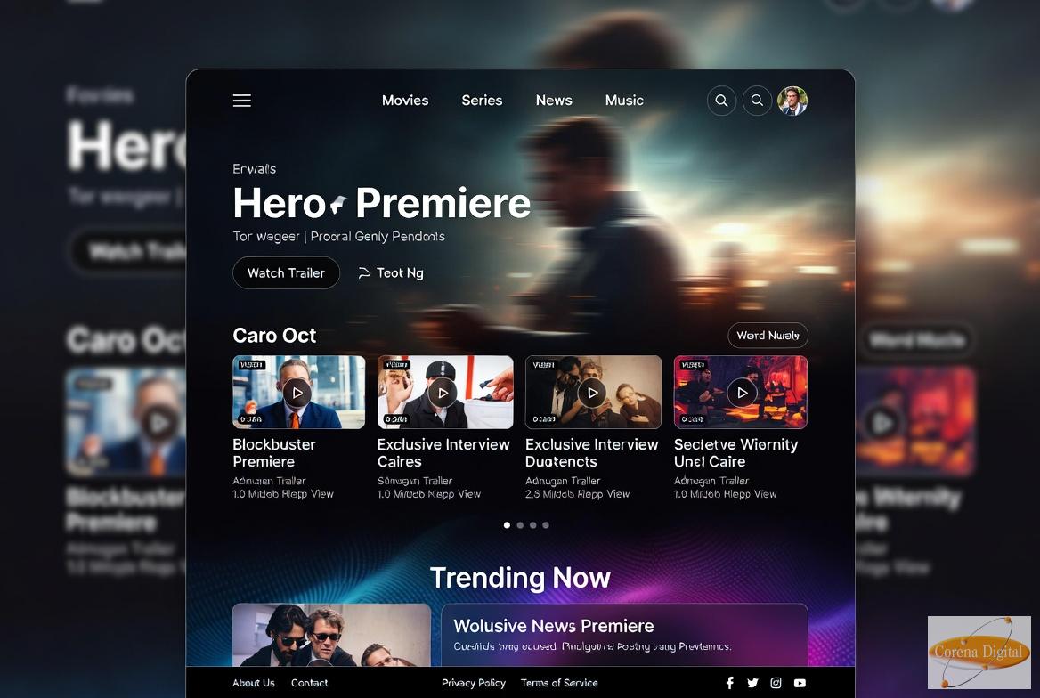 Site médias & divertissement